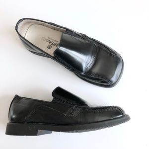 Boys Designer Black Leather Shoe Spain 28 / 11